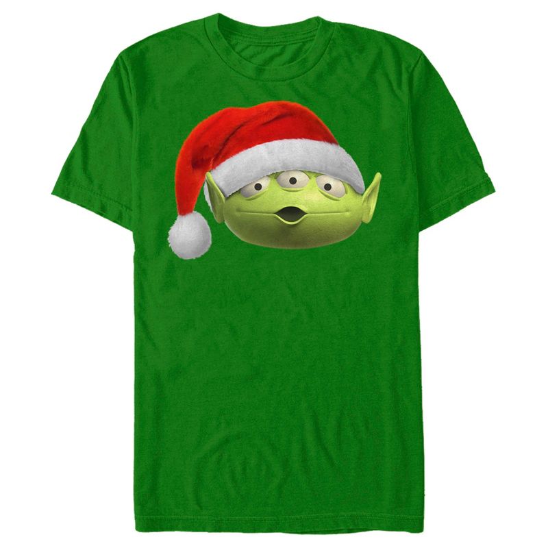 Men's Toy Story Little Green Santa T-Shirt, 1 of 6