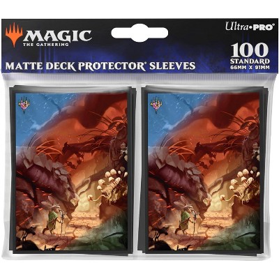 Ultra Pro - Magic The Gathering: Bloomburrow 100ct Deck Protector® MTG Sleeves Featuring Season Lands: Forest Summer, Protect and Store MTG Cards,