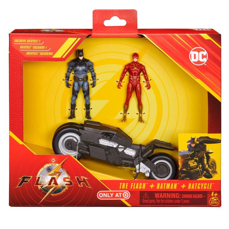 DC Comics The Flash Batcycle with Action Figures - 3pk, 1 of 10