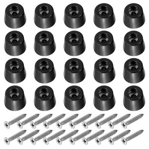 Unique Bargains Non Slip Rubber Durable Corrosion Resistant Furniture Pads 20 Pcs - 1 of 4