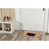 tagltd 18" x 30" Red White Blue USA Map with Stars Rectangle Indoor and Outdoor Coir Door Welcome Mat 4th of July Patriotic Beige Background - 4 of 4