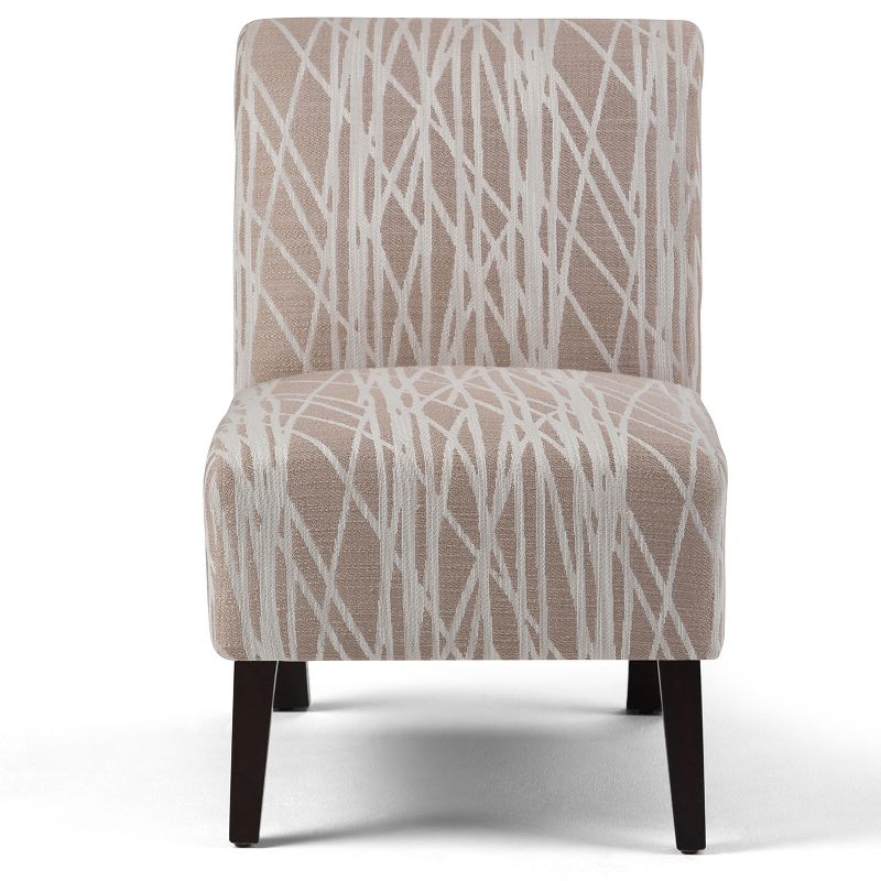 22&#34; Mason Accent Chair Beige/White Patterned Fabric - WyndenHall, 4 of 10