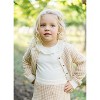 Hope & Henry Girls' Organic Cotton Long Sleeve Classic Houndstooth Cardigan Sweater, Infant - image 3 of 4