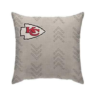 NFL Kansas City Chiefs Wordmark Decorative Throw Pillow