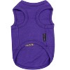 Parisian Pet 'Spoiled Rotten' Dog Shirt – Funny Embroidered T-Shirt for Dogs & Cats, Purple - 2 of 3