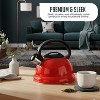 Luminuxe Whistling Tea Kettle, 3qt Stainless Steel Stove Top Kettle with Cool-Touch Handle, Durable, Fast Boil Tea Pot for Gas or Electric Stove - 2 of 4