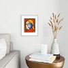 Marin Vaan Zaal Helene in Red Modern Female Metal Framed Art Print - Deny Designs - 2 of 4