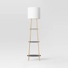 Shelf Floor Lamp Black/Natural - Threshold™ - image 4 of 4