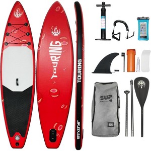 Paddle Board, 10 Ft 6 in Extra Wide Inflatable Stand-Up Paddle Board with Removable Fins, Backpack,for Adult & Youth of All Skill Levels - 1 of 4
