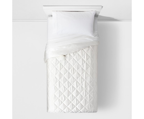 Twin Quilt Ivory - Quiltie By Hi