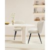 2PCS Dining Chairs, Modern Upholstered Kitchen Chairs，Bar Chairs with Synthetic Leather, Mid-Century Modern, Easy Assembly, for Living Room Lounge - 2 of 4