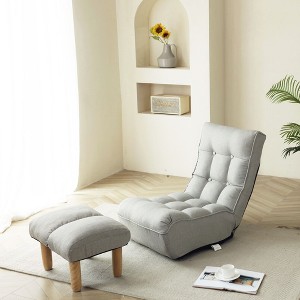 NicBex Adjustable Recliner Sofa Chair - Ergonomic Head/Back Support for Space Saving Leisure Seat - 1 of 4