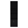 Gulches 71-Inch Tall Modern Bar Cabinet with Wine Rack & Glass Holder - 4 of 4