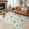 Lahome Machine Washable Animal Life Insects Area Rug - Nature-Inspired Carpet for Living Room, Bedroom, or Entryway - 4 of 4