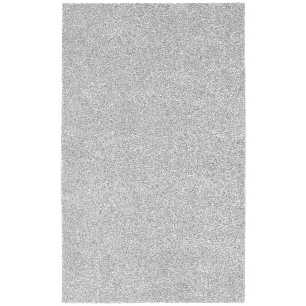 Photos - Bath Mat 5'x8' Washable Bathroom Carpet Platinum Gray - Garland Rug
