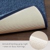 SEVOBAL Bathroom Rugs Bath Mat Rug Home Decor Carpet Shower Mat Non-Skid for Toilet Side Floor Shower Room Bathroom, Navy, 72"*24"*0.75" - 2 of 4