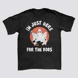 Men's IML Here For the Boos Short Sleeve Graphic T-Shirt - Black
