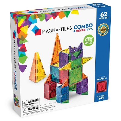 MAGNA-TILES Combo microMAGS 62pc