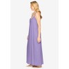 Dreams & Co. Plus Size Breezy Eyelet Knit Long Nightgown - 4 of 4