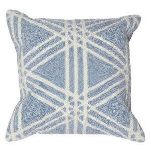 Liora Manne Frontporch Geometric Indoor/Outdoor Pillow.. - 1 of 4