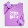 Simply Sage Market S.W.Smiley You Are So Loved Lightweight Garment Dyed Sweatshirt - 2 of 4