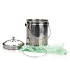 RSVP International Kitchen Collection Compost Pail, 1 Gallon Compostable Bags, Green - 3 of 3