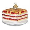 Old World Christmas Blown Glass Ornament for Christmas Tree, Lasagna - 3 of 4