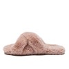 Women's Fluffy Slide House Slippers - 3 of 4