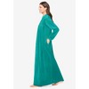 Only Necessities Plus Size Smocked Velour Long Robe - 4 of 4