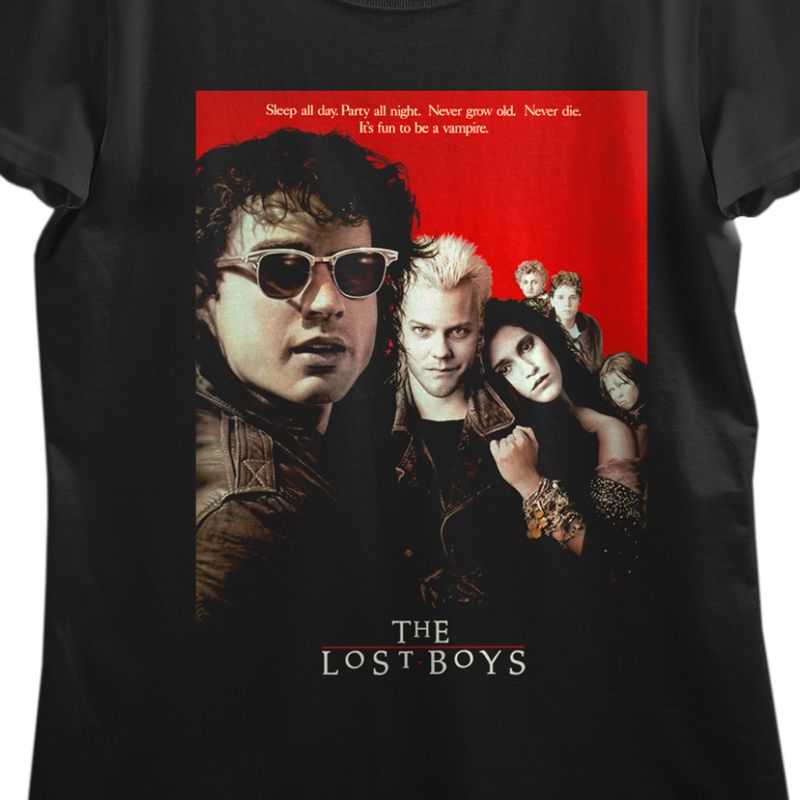 Lost Boys Poster Art Women's Black T-Shirt, 2 of 3