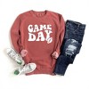 Simply Sage Market Women's  Garment Dyed Graphic Sweatshirt Game Day Football - 3 of 4