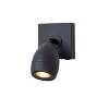 ALOADECOR Modern Black Cordless Wall Sconce LED Spotlight with Touch & Remote Control, Adjustable and Stepless Dimmable Accent Light - 3 of 4