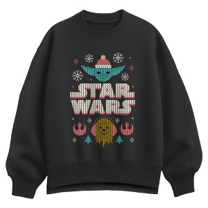 トップス beautiful people STAR WARS sheerT BGE/40 Women's Star Wars Ugly Sweater Pop Color Oversized Fleece Crew