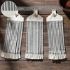 Sawyer Mill Black Ticking Stripe Button Loop Tea Towel Set of 3  VHC Brands - 3 of 4