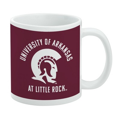 University of Arkansas at Little Rock Trojans Logo Ceramic Coffee Mug Novelty Gift Mugs for Coffee Tea and Hot Drinks 11oz White