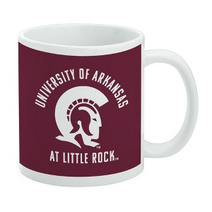 University of Arkansas at Little Rock Trojans Logo Ceramic Coffee Mug Novelty Gift Mugs for Coffee Tea and Hot Drinks 11oz White - 1 of 4