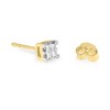 Haus of Brilliance 10k Yellow Gold Princess Diamond Quad Stud Earrings - 4 of 4