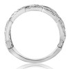 Pompeii3 1ct Vintage Style Crossover Diamond Fashion Ring 14K Infinity White Gold - 3 of 4