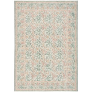 Nourison Botanical Washables Bordered Indoor Flatweave Rug - 1 of 4