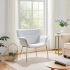 Yaheetech Modern Upholstered Fabric Armchair for Living Room, Bedroom, Office - image 2 of 4