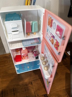 REAL LITTLES Desktop Caddies - Mini Fridge with 20+ Real Working Stationery  Surprises Inside! Small