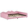 Okak Twin/Full Modern Platform Bed Frame with Cloud-Shaped Backrest,Upholstered Daybed Sofa Bed for Bedroom,Kids Room - 4 of 4