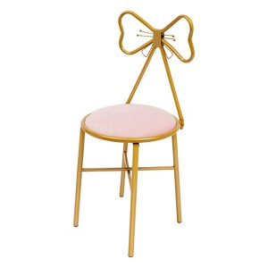 YIYIBYUS Butterfly-Shaped Vanity Chair, Dining Chair, Makeup Backrest Chair - 1 of 4