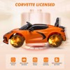 Ride on Sports Car 12V Battery Powered Car for Kids Licensed Corvette Toddles Electric Car Toy with Remote Control - 3 of 4