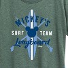 Women's - Disney - Mickey Longboard Surf Team Short Sleeve Graphic T-Shirt - 2 of 4