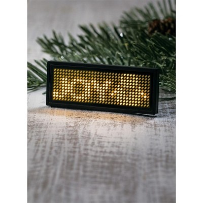 Sullivans Scrolling Led Pin 1.5"H Black