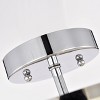 Chloe Lighting Bronx Transitional 3 Light Chrome Semi-Flush Ceiling Fixture 15"Wide - 3 of 4