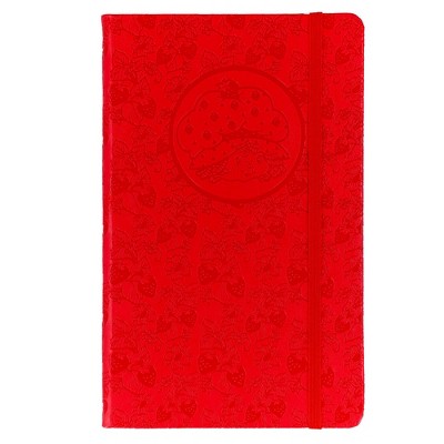 Inkology, LLC Strawberry Shortcake 80-Page Vegan Leather Notebook | 5 x 8 Inches