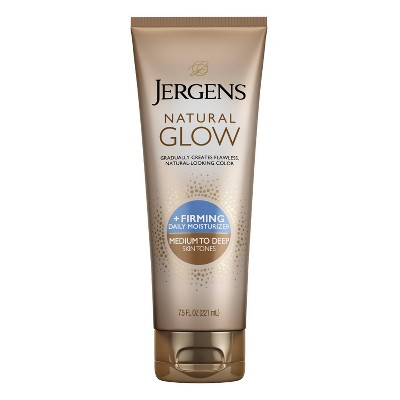 Jergens Natural Glow Firming Daily Moisturizer, Self Tanner Body Lotion