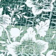 sage floral patchwork